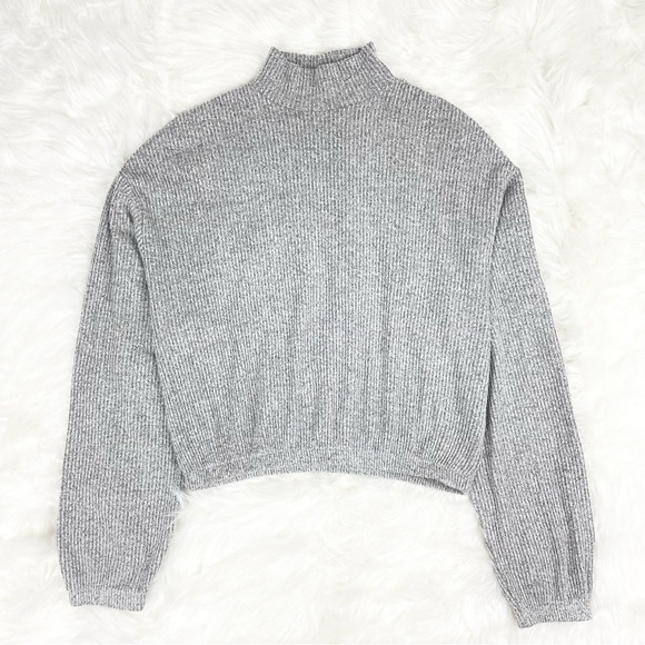 Garage Mock Neck Ribbed Sweater Size Small - Picture 1 of 6